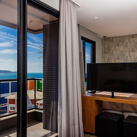 Aion Suites 303 - Lindo Apartamento Com Vista Para O Mar, A 60M Da Praia De Bombinhas, Com Piscina E Academia No Rooftop. Eksteriør bilde