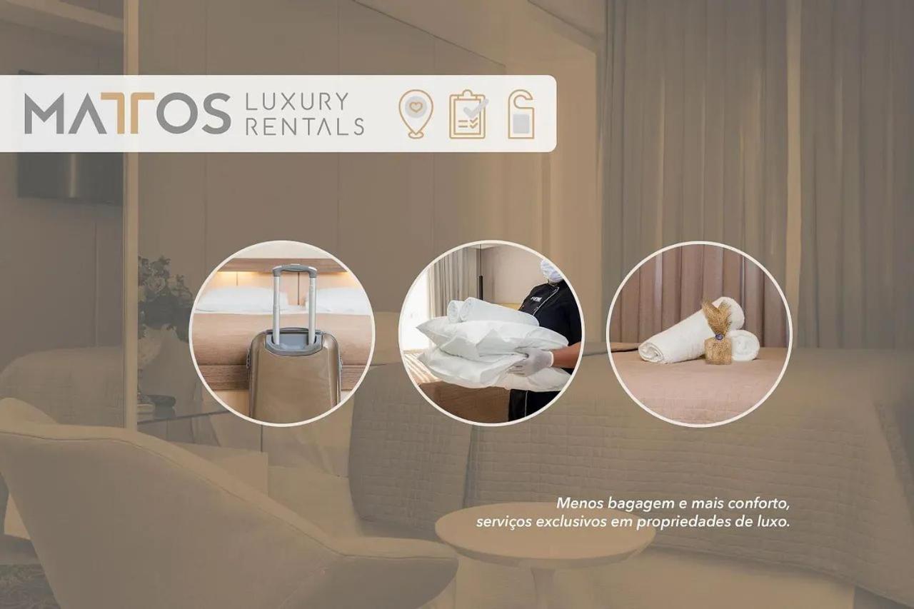 Aion Suites 303 - Lindo Apartamento Com Vista Para O Mar, A 60M Da Praia De Bombinhas, Com Piscina E Academia No Rooftop. Eksteriør bilde