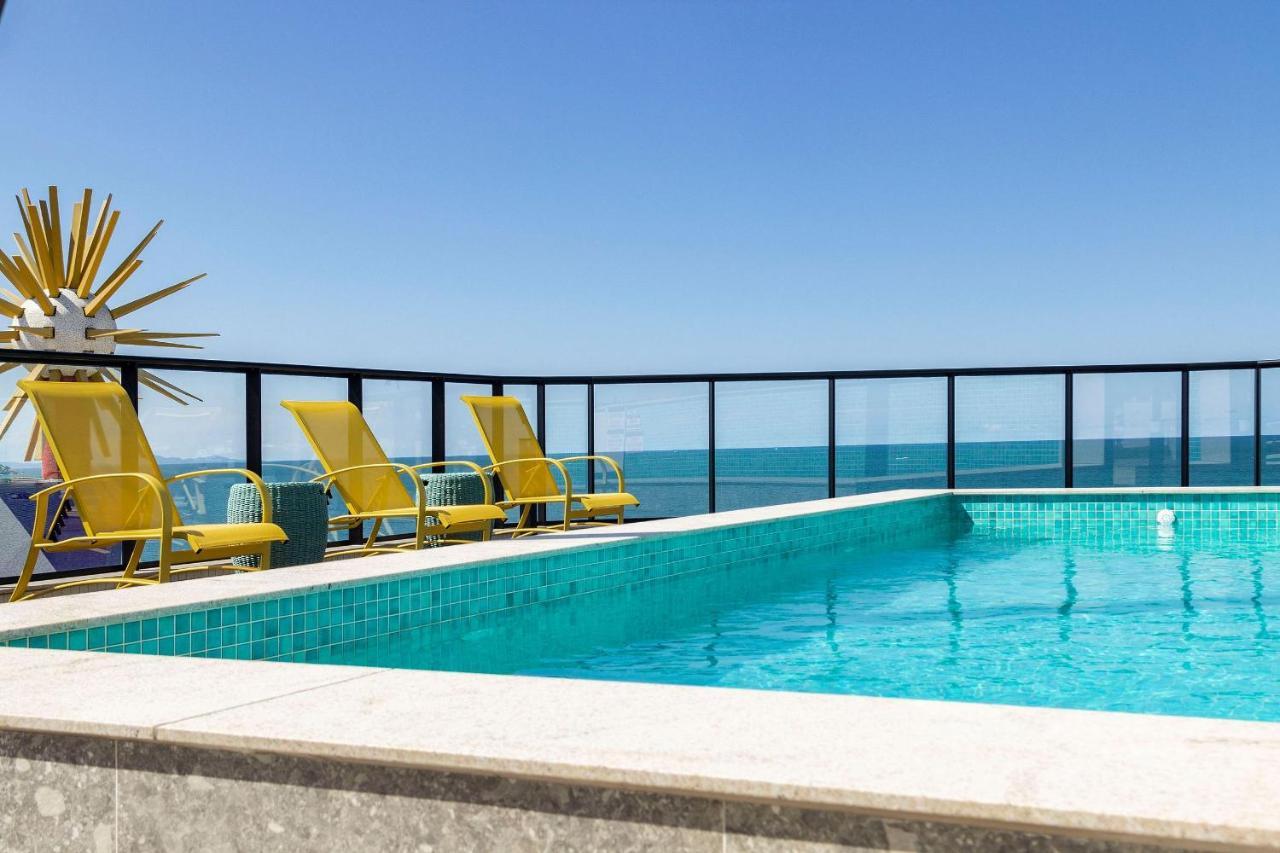 Aion Suites 303 - Lindo Apartamento Com Vista Para O Mar, A 60M Da Praia De Bombinhas, Com Piscina E Academia No Rooftop. Eksteriør bilde