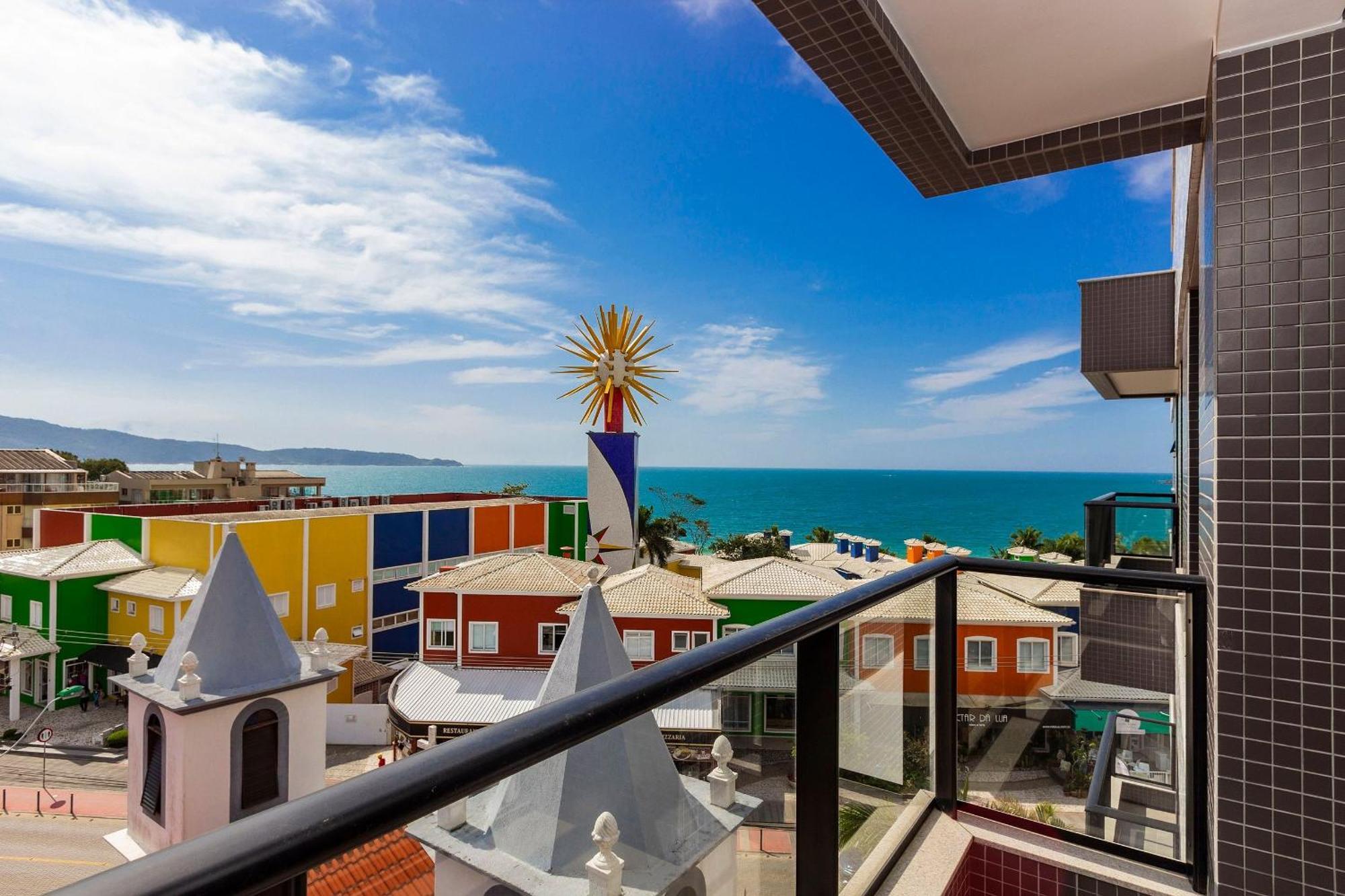 Aion Suites 303 - Lindo Apartamento Com Vista Para O Mar, A 60M Da Praia De Bombinhas, Com Piscina E Academia No Rooftop. Eksteriør bilde